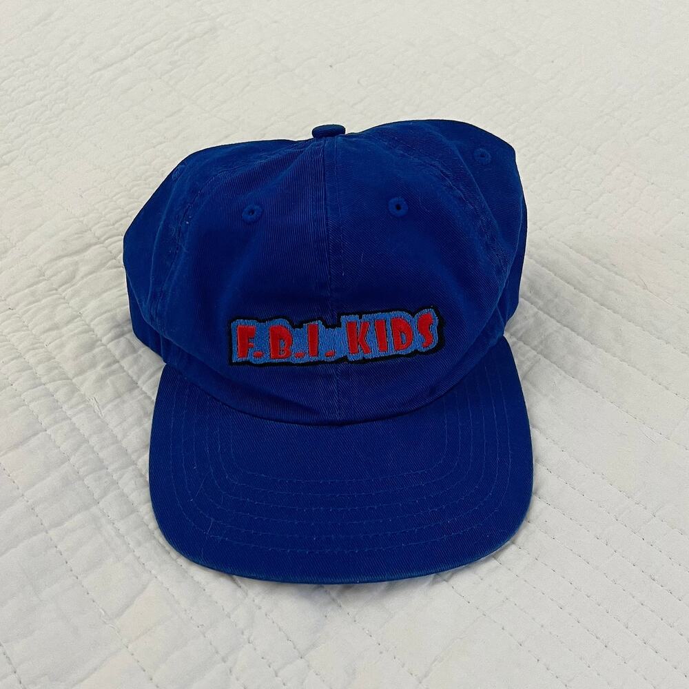 Vintage 1990s F.B.I. Kids Hat Small Adult Size - Picture 1 of 6